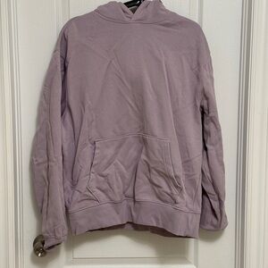 Lilac Purple Hoodie with Front Pocket